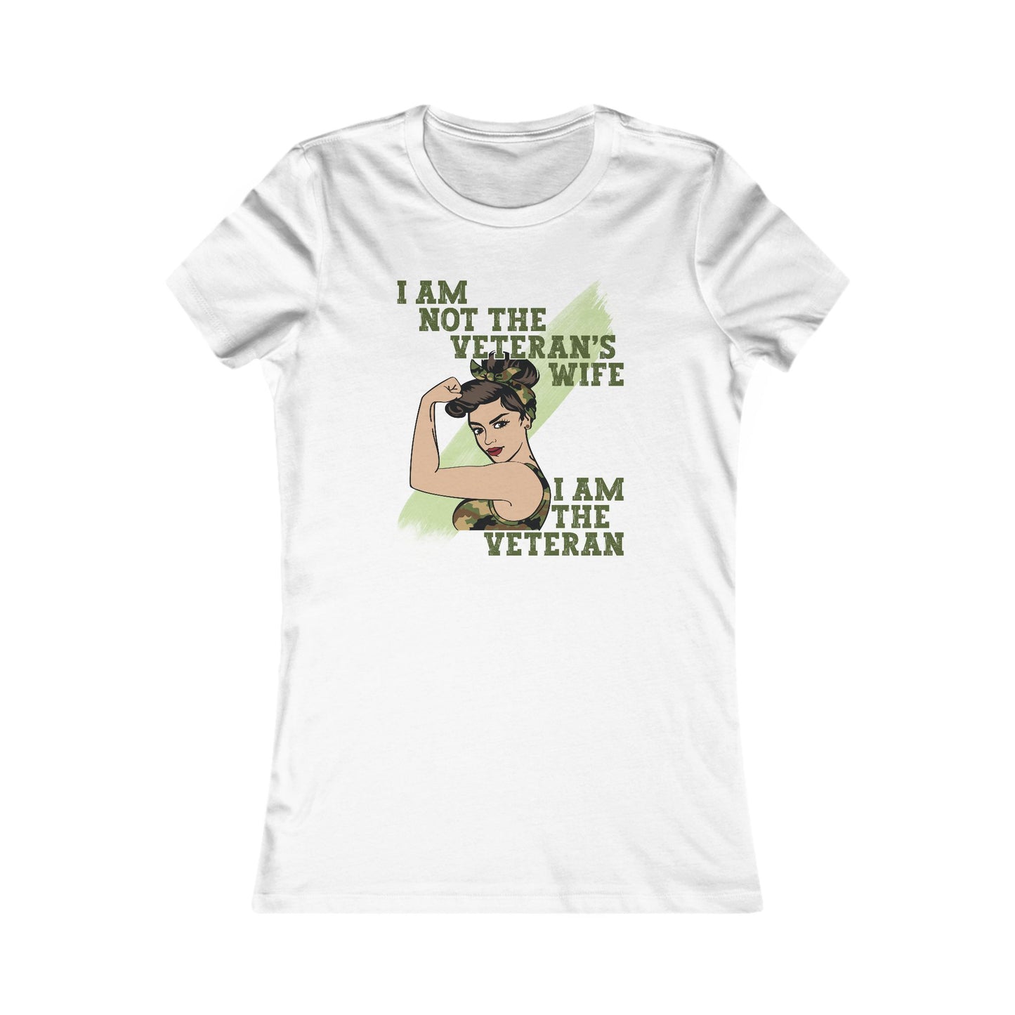 Women's Tee - Not the Veteran's Wife (2)