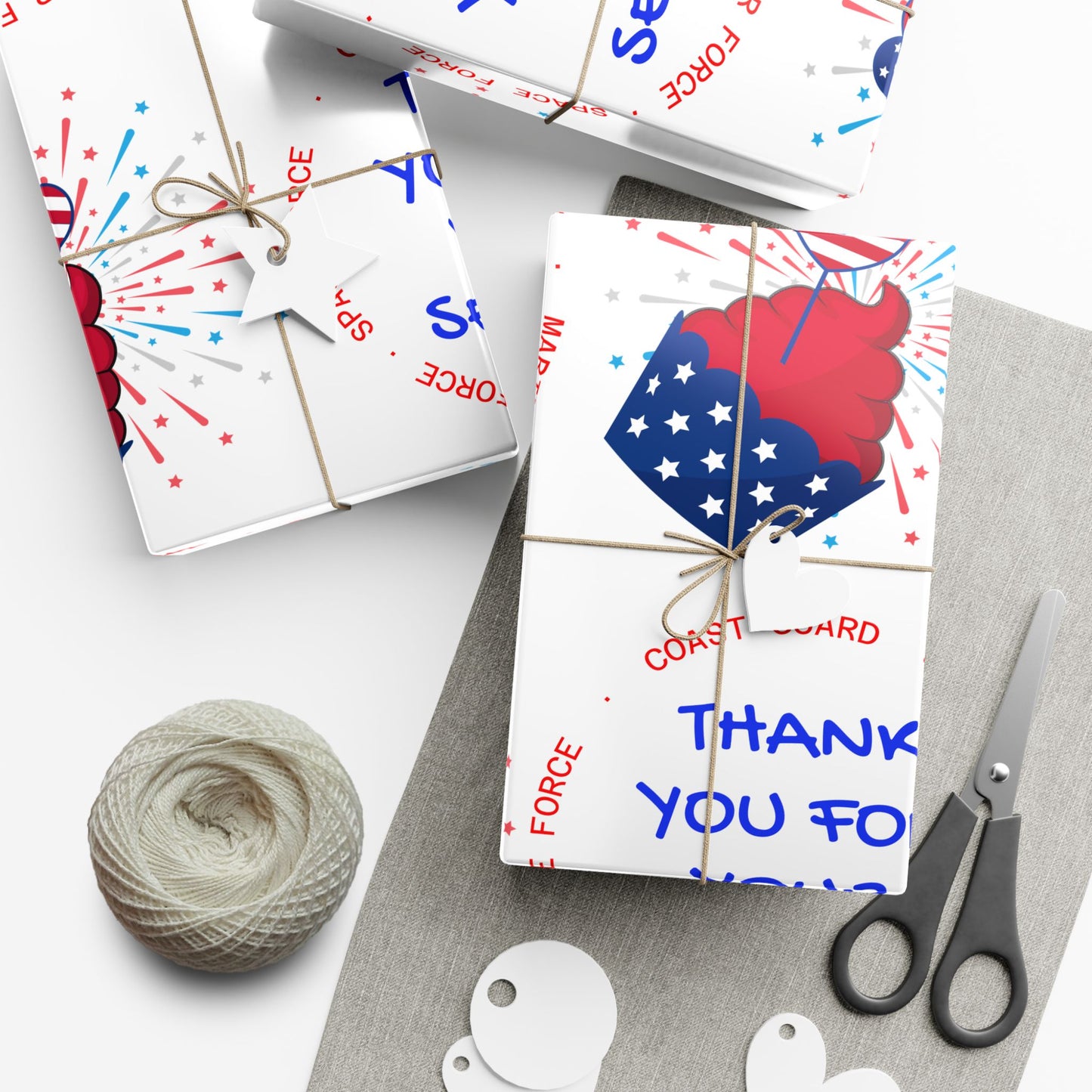 Wrapping Paper - Military Service Appreciation
