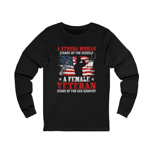 Long Sleeve - Stand Up For Her Country