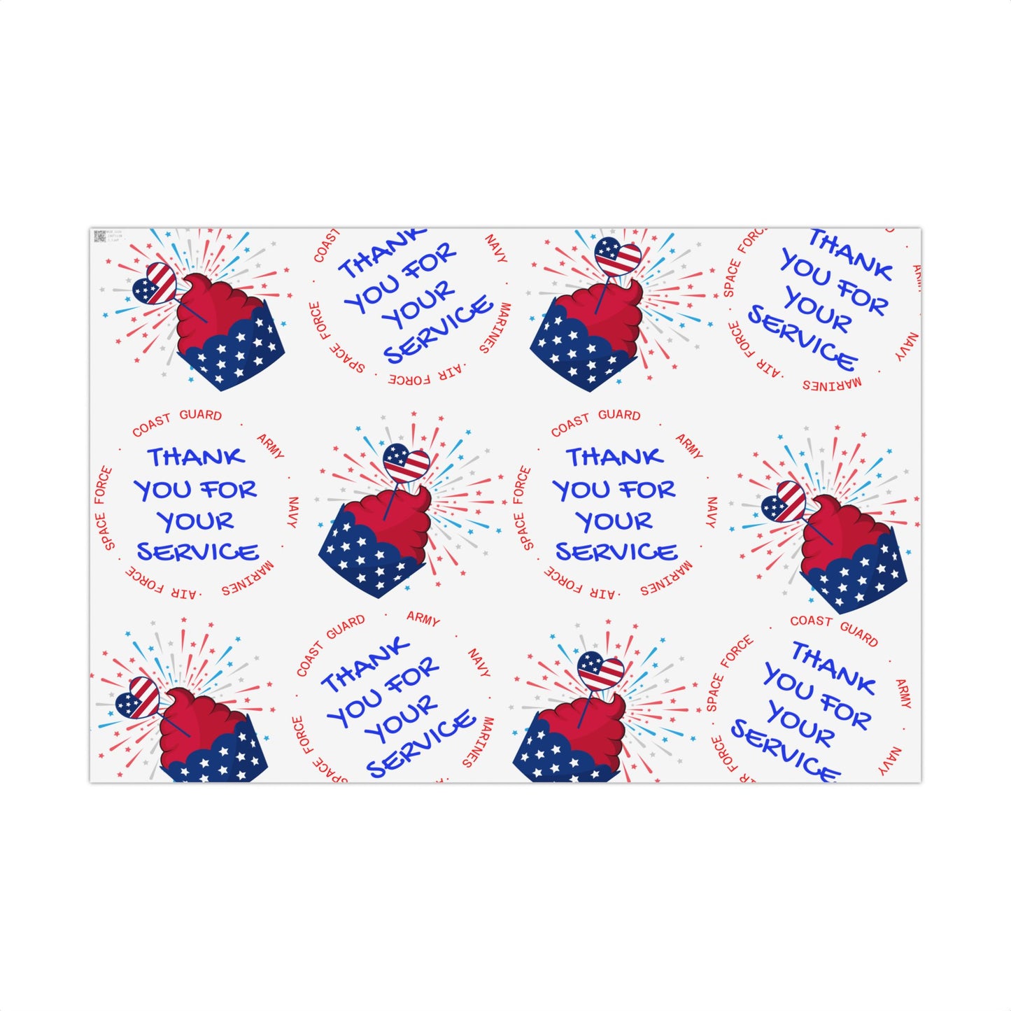 Wrapping Paper - Military Service Appreciation